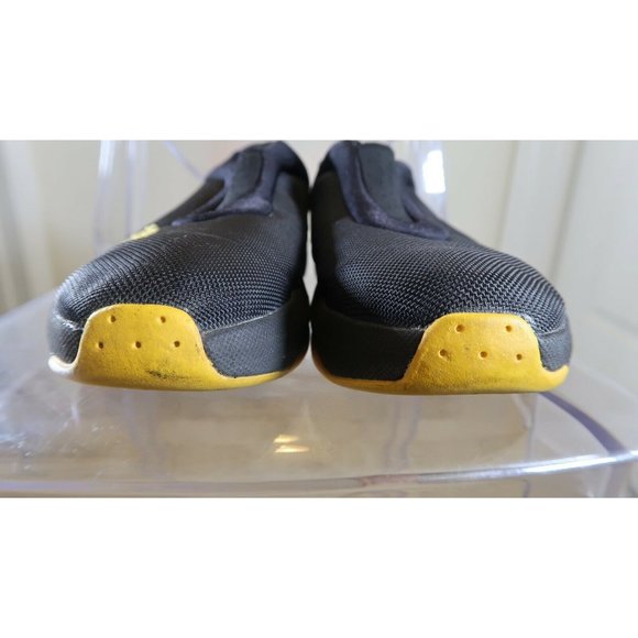 RARE Vintage 2000 Nike Basketball Low Black / Yellow (830156 003 00) Sz 9 - Picture 3 of 11